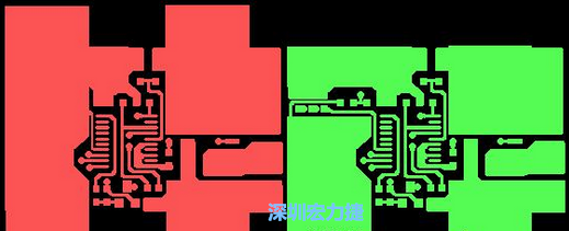 此操作可使文件中大部分的焊盤(pán)輸出后仍為焊盤(pán)，不會(huì)成為線(xiàn)性焊盤(pán)，并且不會(huì)產(chǎn)生像下圖一樣的短路情況